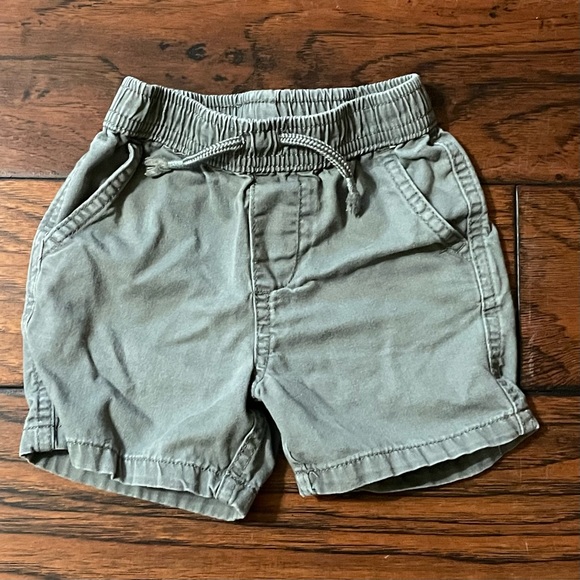 Lot x4 Pair Garanimals Jean & Khaki Toddler Baby Boy Shorts Sz 18M - Picture 3 of 7